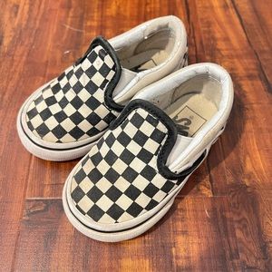 Toddler checkered vans